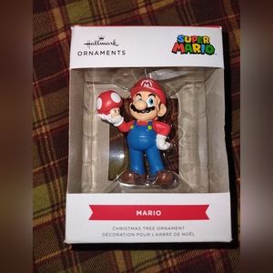 New In Box Hallmark Super Mario Christmas Ornament